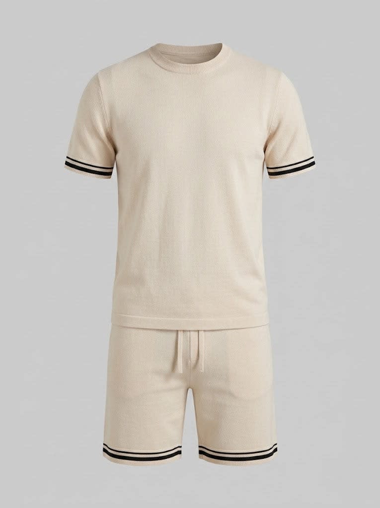August Knit T-Shirt and Shorts Set_6