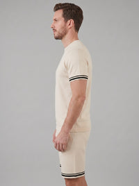 August Knit T-Shirt and Shorts Set