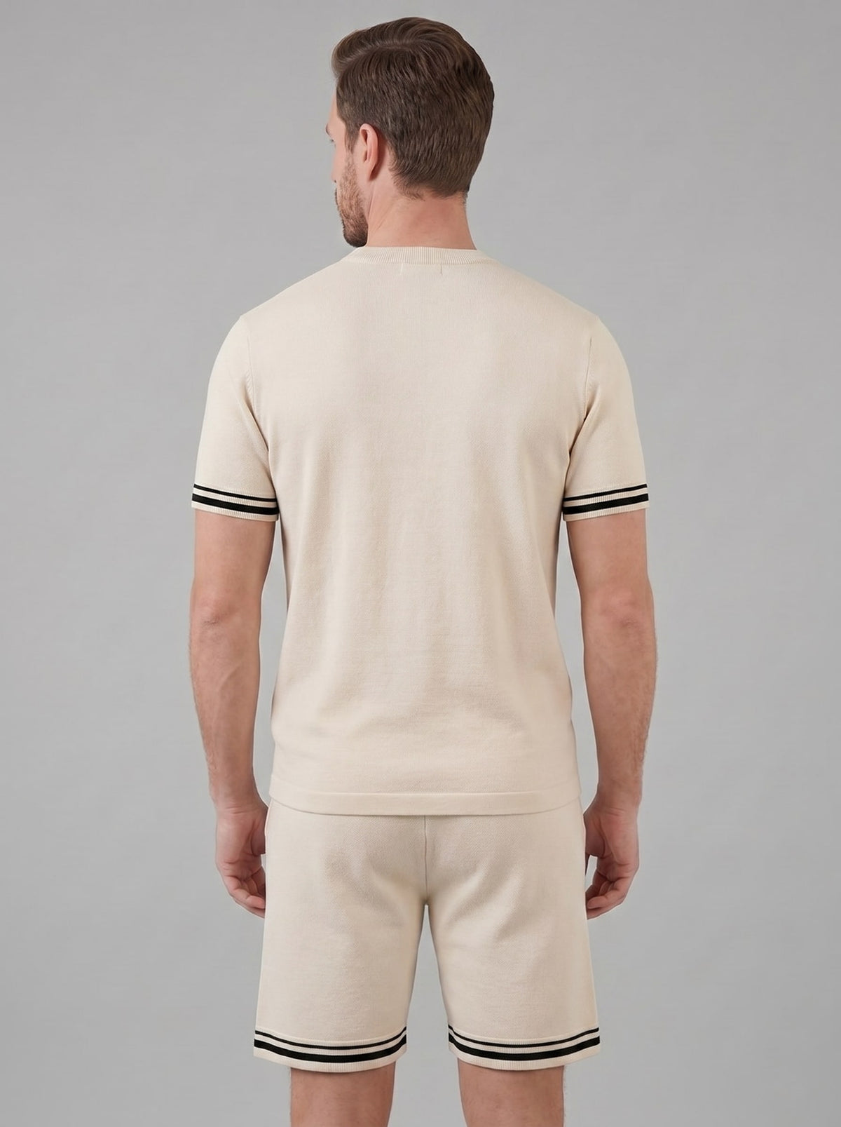 August Knit T-Shirt and Shorts Set