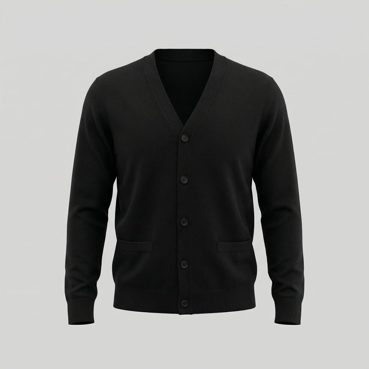 Everett Knit V Neck Cardigan_9