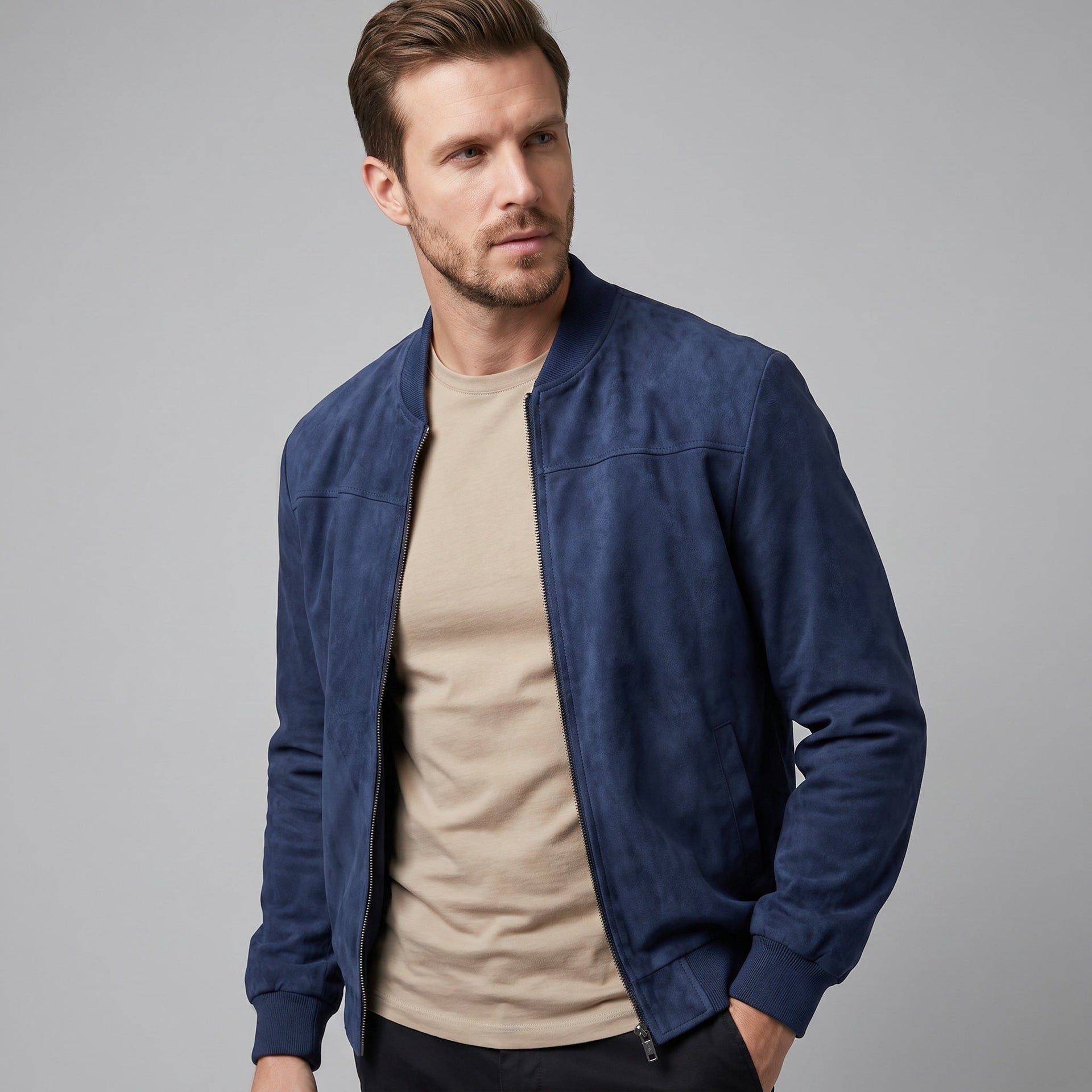 Langford Brushed Bomber Jacket