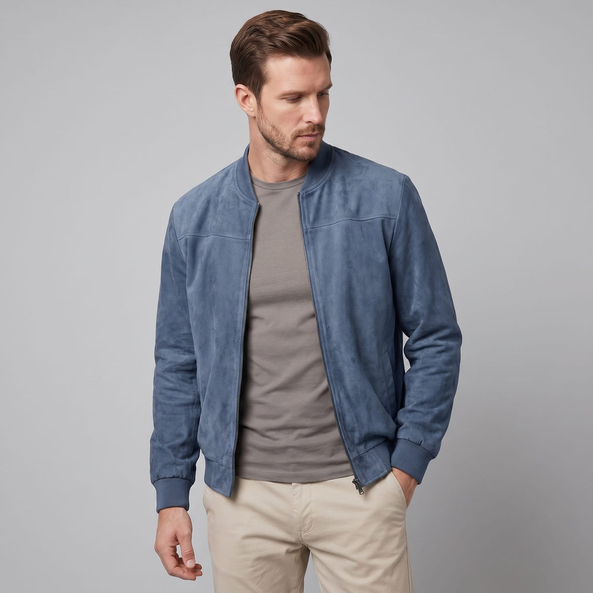 Langford Brushed Bomber Jacket