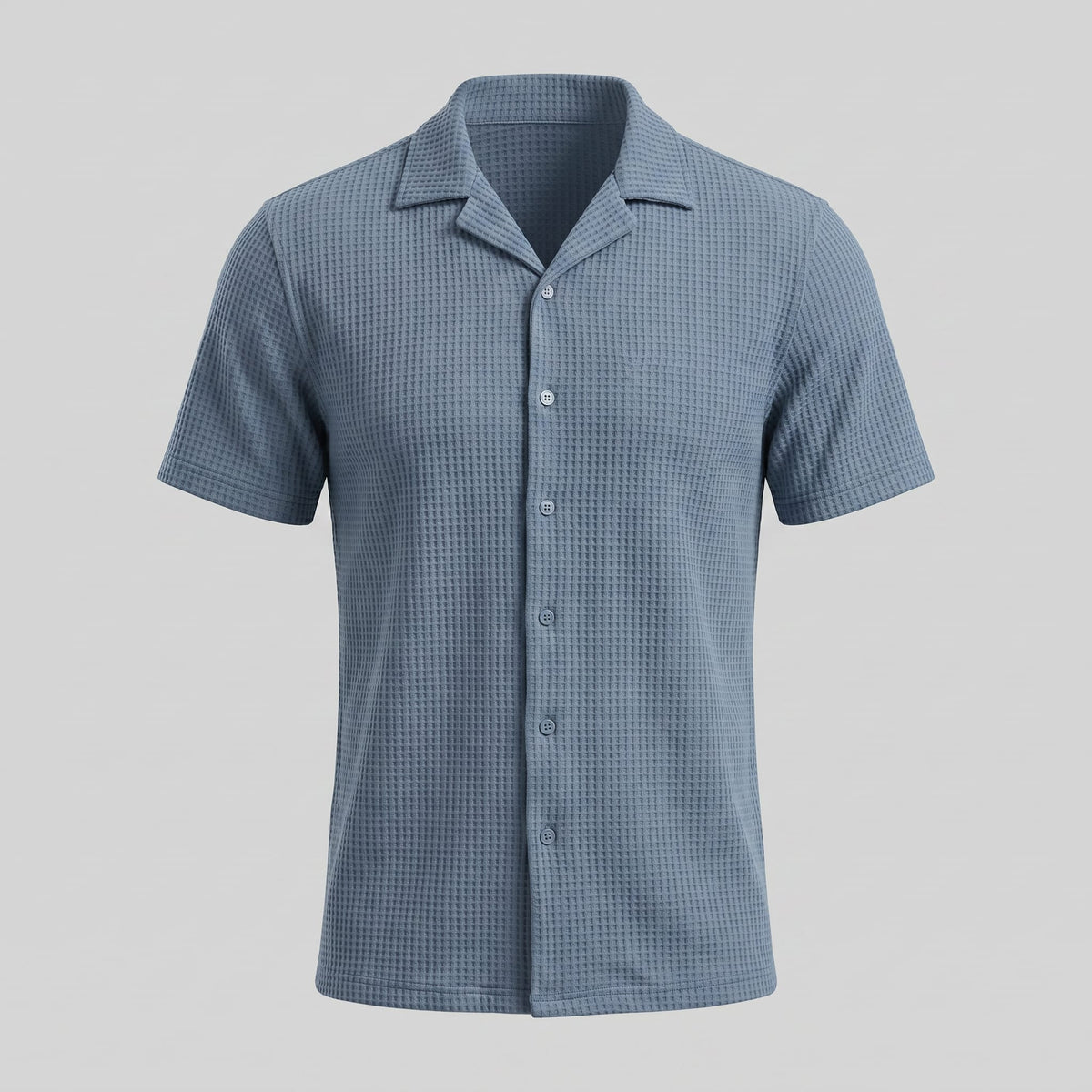 Houston Waffle Knit Camp Collar Shirt_10