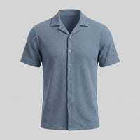 Houston Waffle Knit Camp Collar Shirt