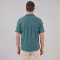 Houston Waffle Knit Camp Collar Shirt