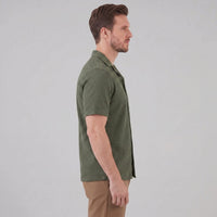 Houston Waffle Knit Camp Collar Shirt