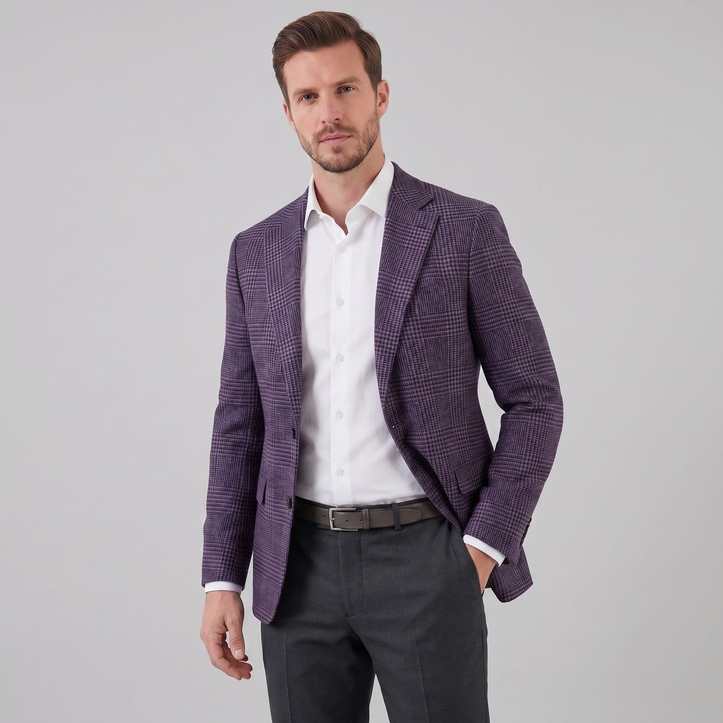 Ezra Textured Check Sport Coat_11