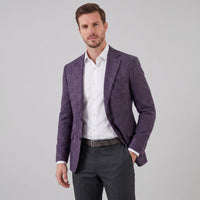 Ezra Textured Check Sport Coat