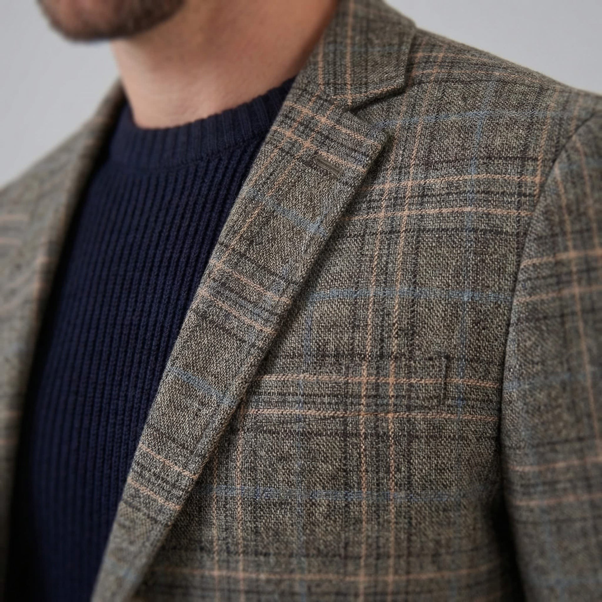 Fisher Lightweight Plaid Blazer
