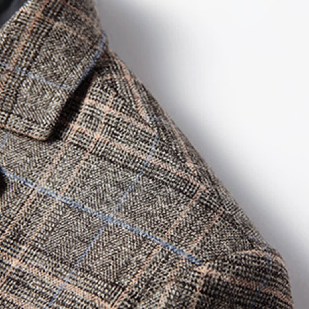 Fisher Lightweight Plaid Blazer
