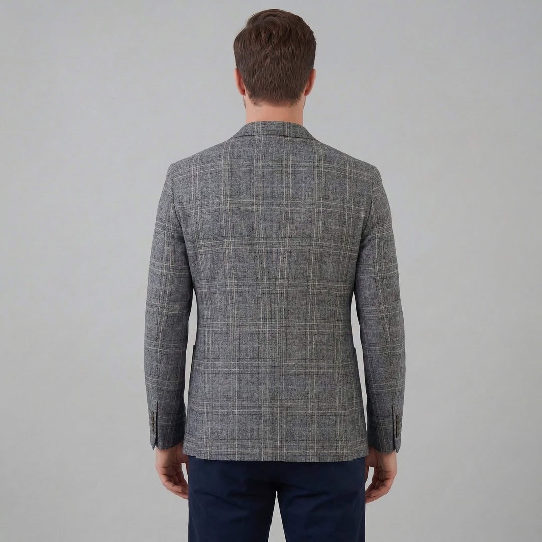 Fisher Lightweight Plaid Blazer