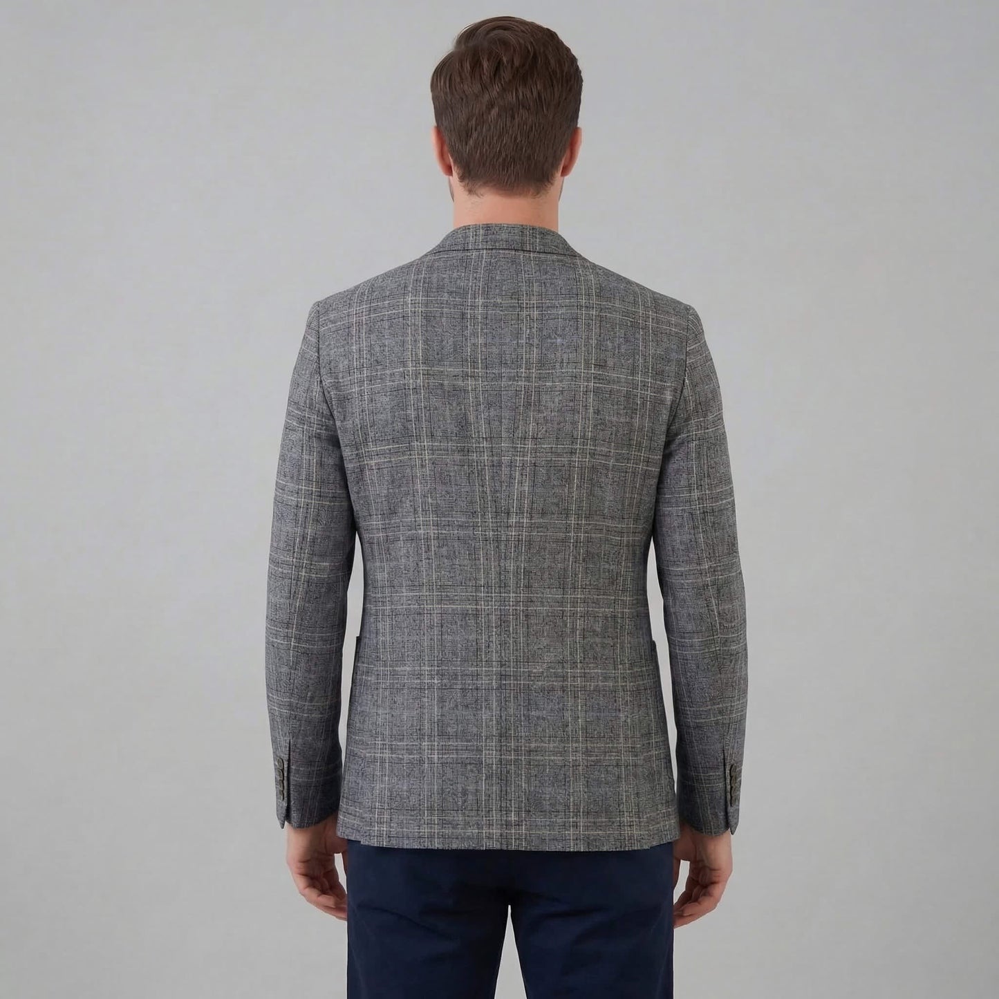 Fisher Lightweight Plaid Blazer_3
