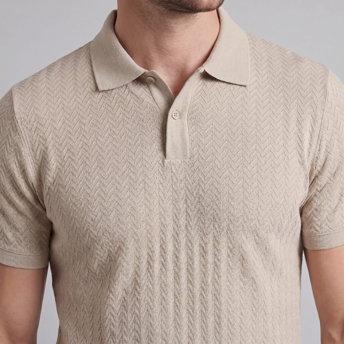 Quentin Chevron Knit Polo_12