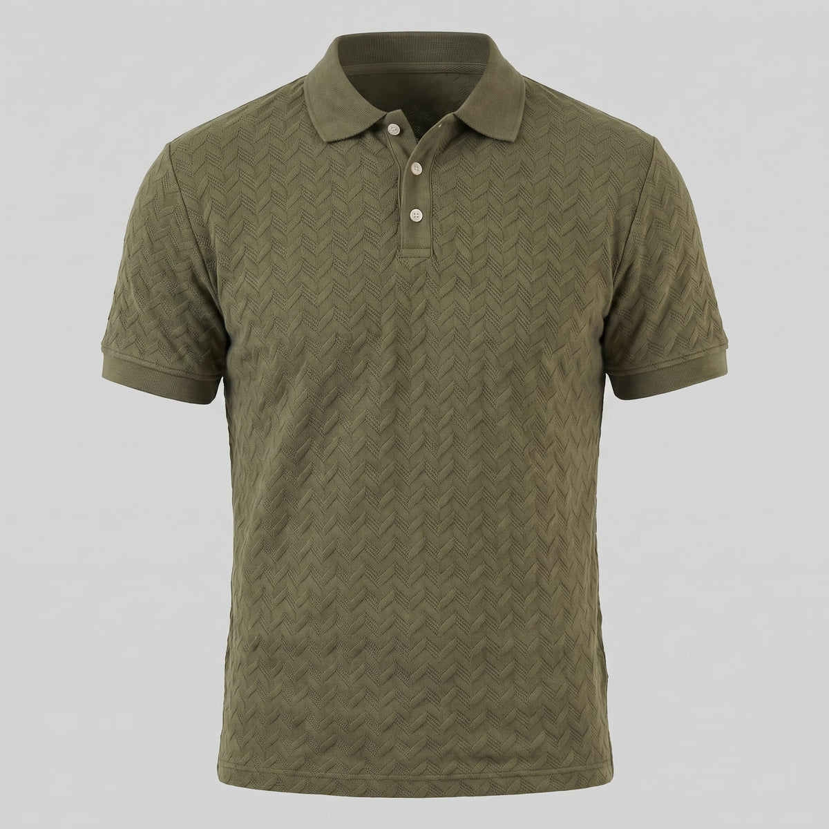 Quentin Chevron Knit Polo