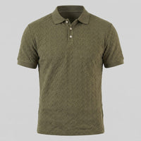 Quentin Chevron Knit Polo
