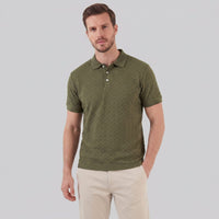 Quentin Chevron Knit Polo