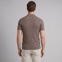 Quentin Chevron Knit Polo