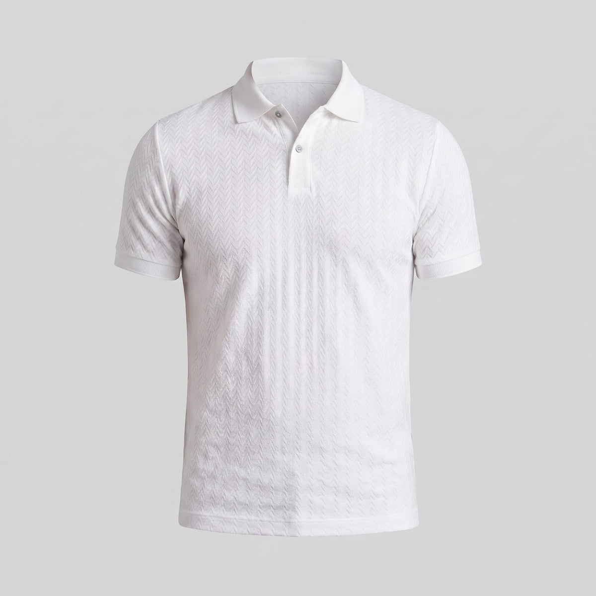 Quentin Chevron Knit Polo