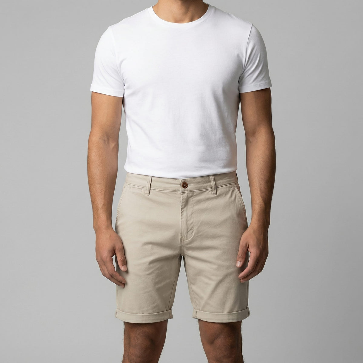 Draper Flat Front Chino Shorts_11