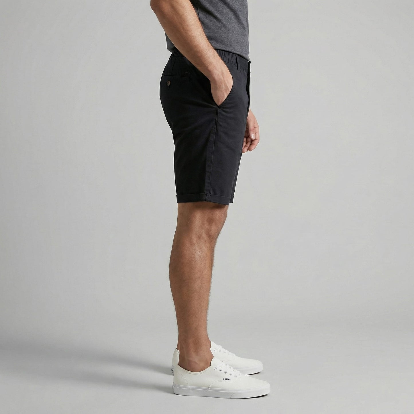 Draper Flat Front Chino Shorts_2