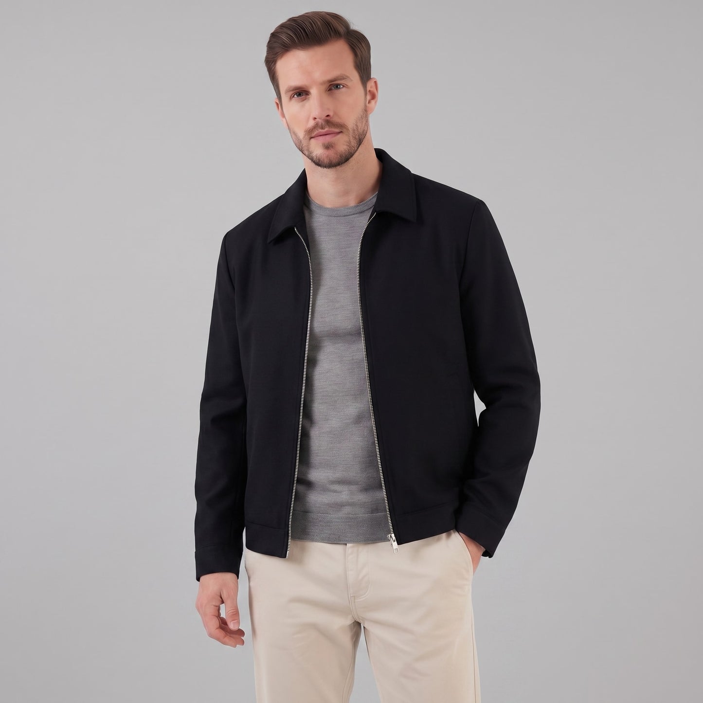 Granger Slim Fit Zip Jacket_1