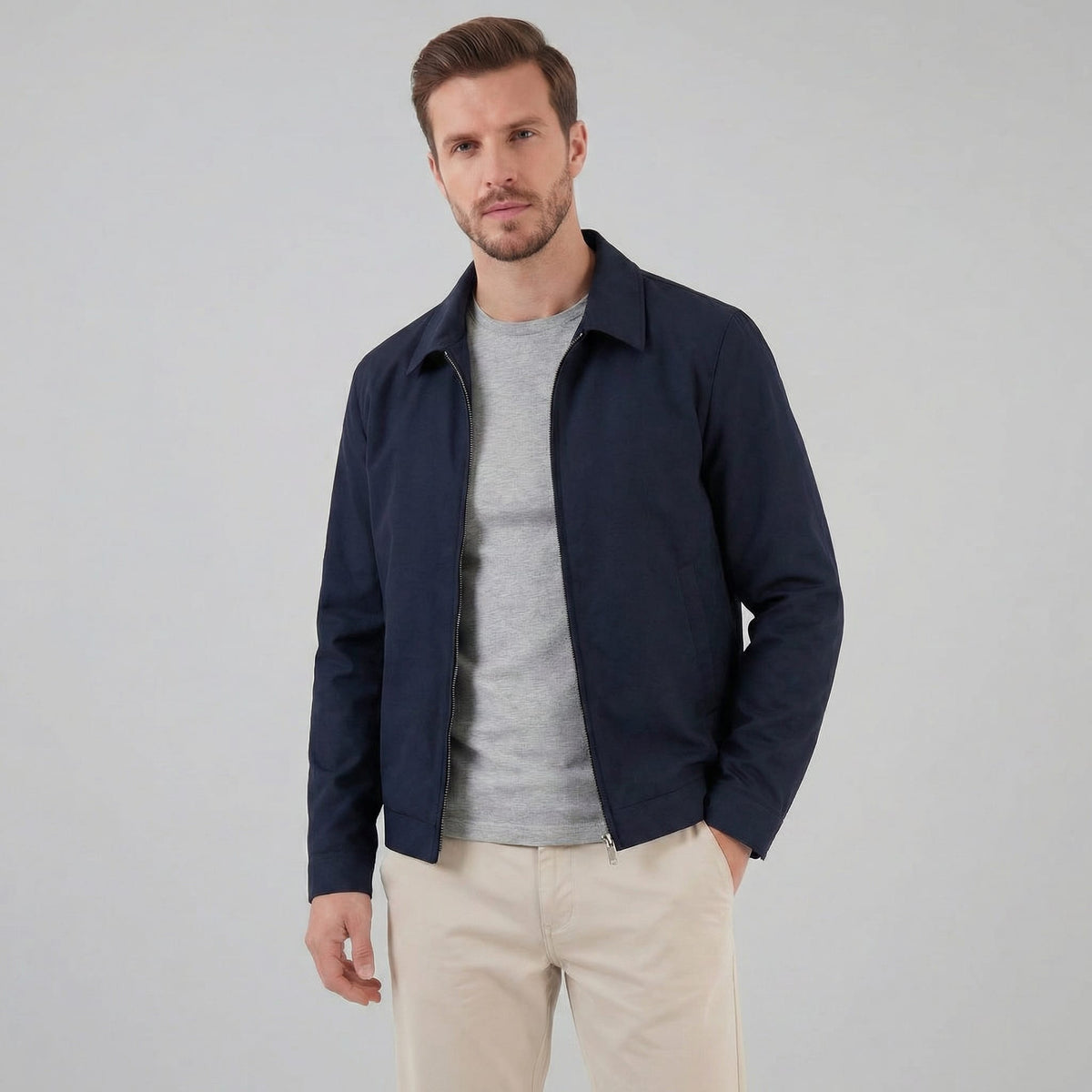Granger Slim Fit Zip Jacket