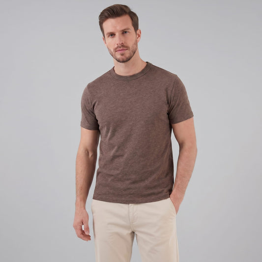 Ian Cotton Blend Crew Neck T-Shirt_1