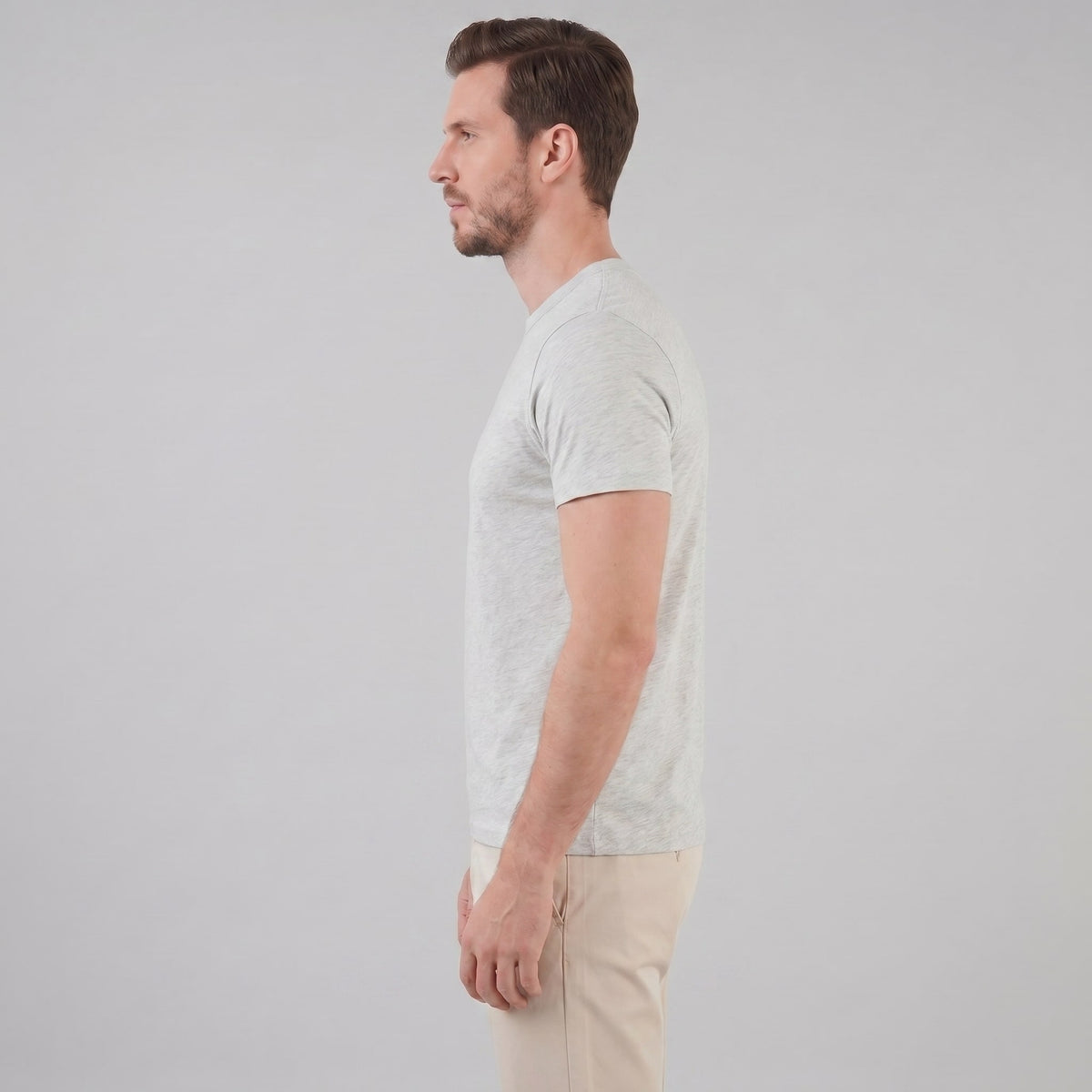 Ian Cotton Blend Crew Neck T-Shirt