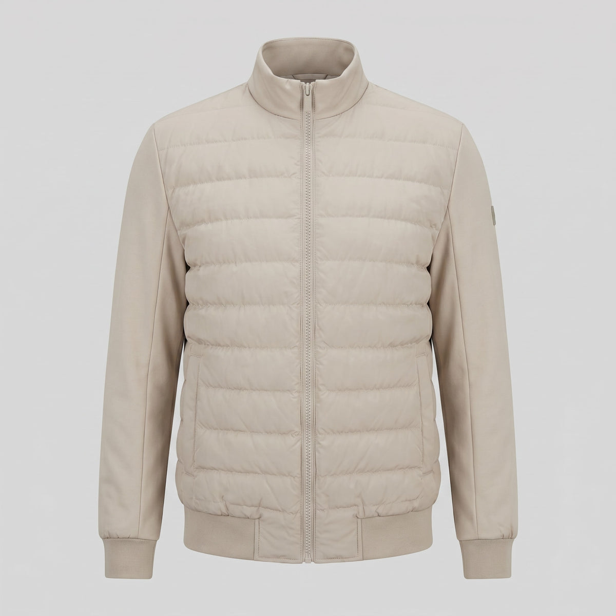 Latham Quilted Hybrid Bomber Jacket_14