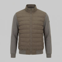 Latham Quilted Hybrid Bomber Jacket
