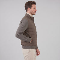 Latham Quilted Hybrid Bomber Jacket