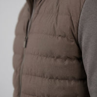 Latham Quilted Hybrid Bomber Jacket