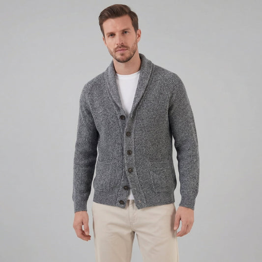 Ezekiel Shawl Collar Knit Cardigan_1