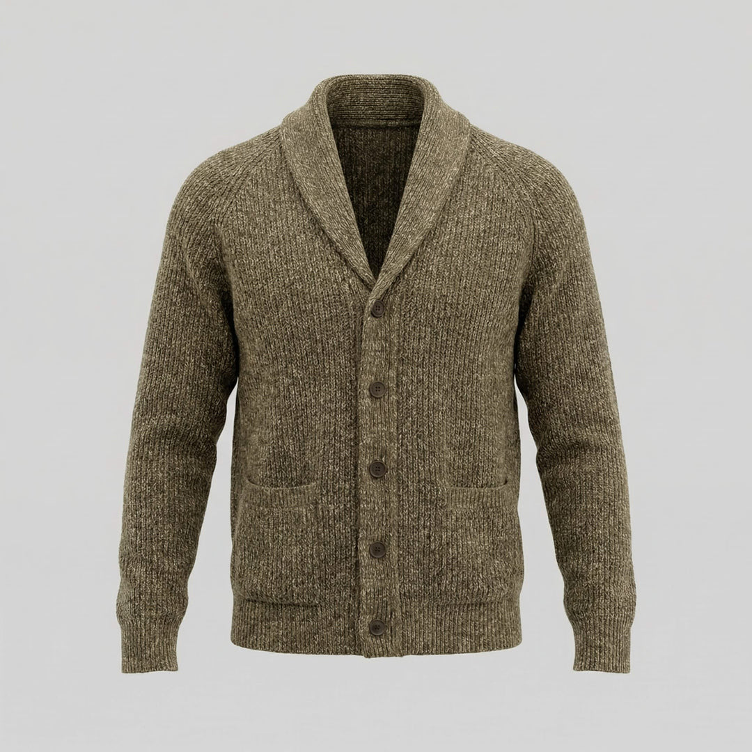 Ezekiel Shawl Collar Knit Cardigan