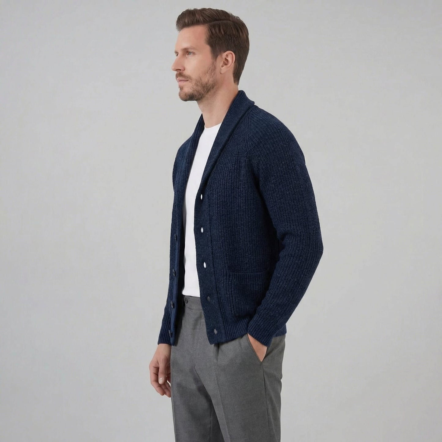 Ezekiel Shawl Collar Knit Cardigan_13