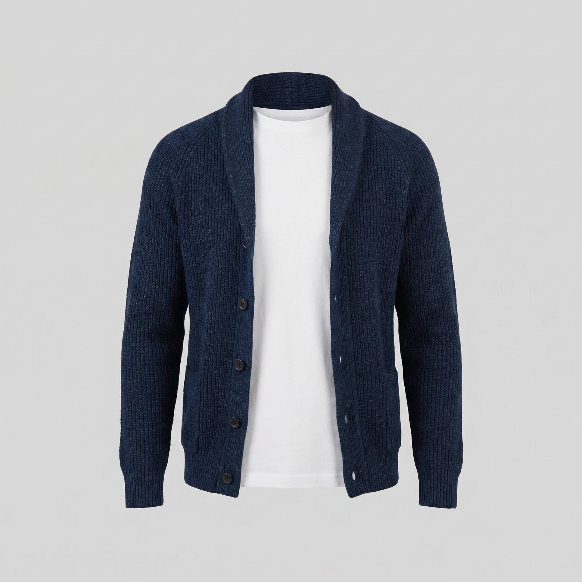 Ezekiel Shawl Collar Knit Cardigan