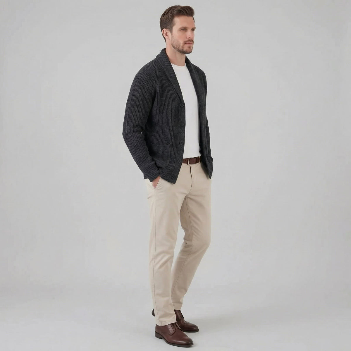 Ezekiel Shawl Collar Knit Cardigan_18