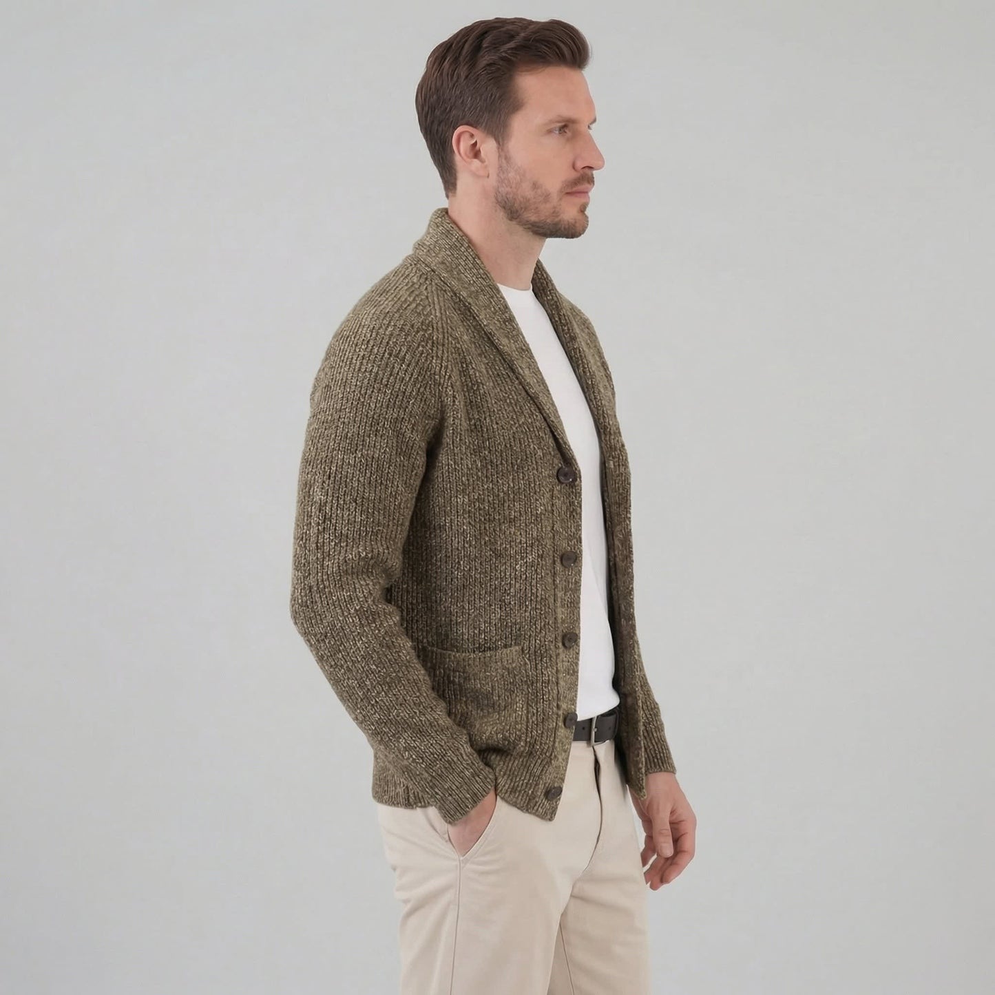 Ezekiel Shawl Collar Knit Cardigan_7