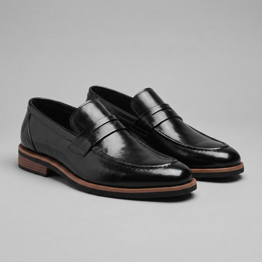 Manning Leather Penny Loafers_1
