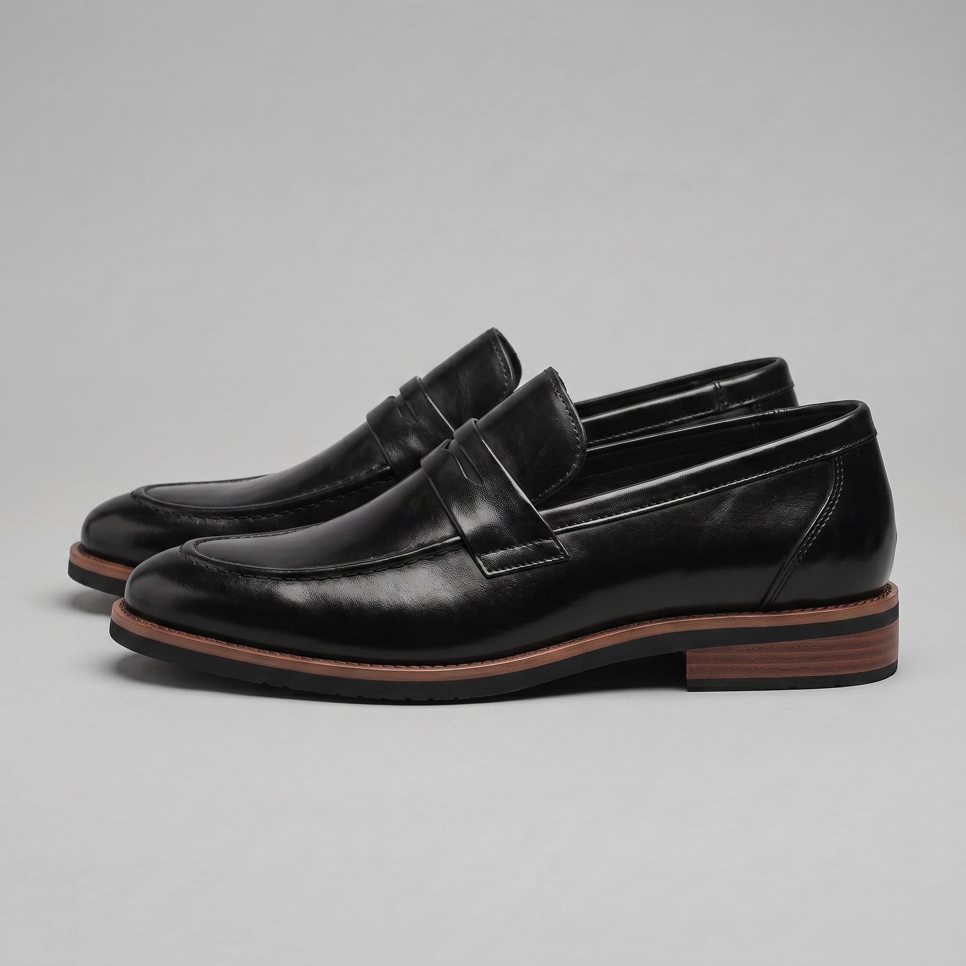 Manning Leather Penny Loafers