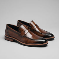 Manning Leather Penny Loafers