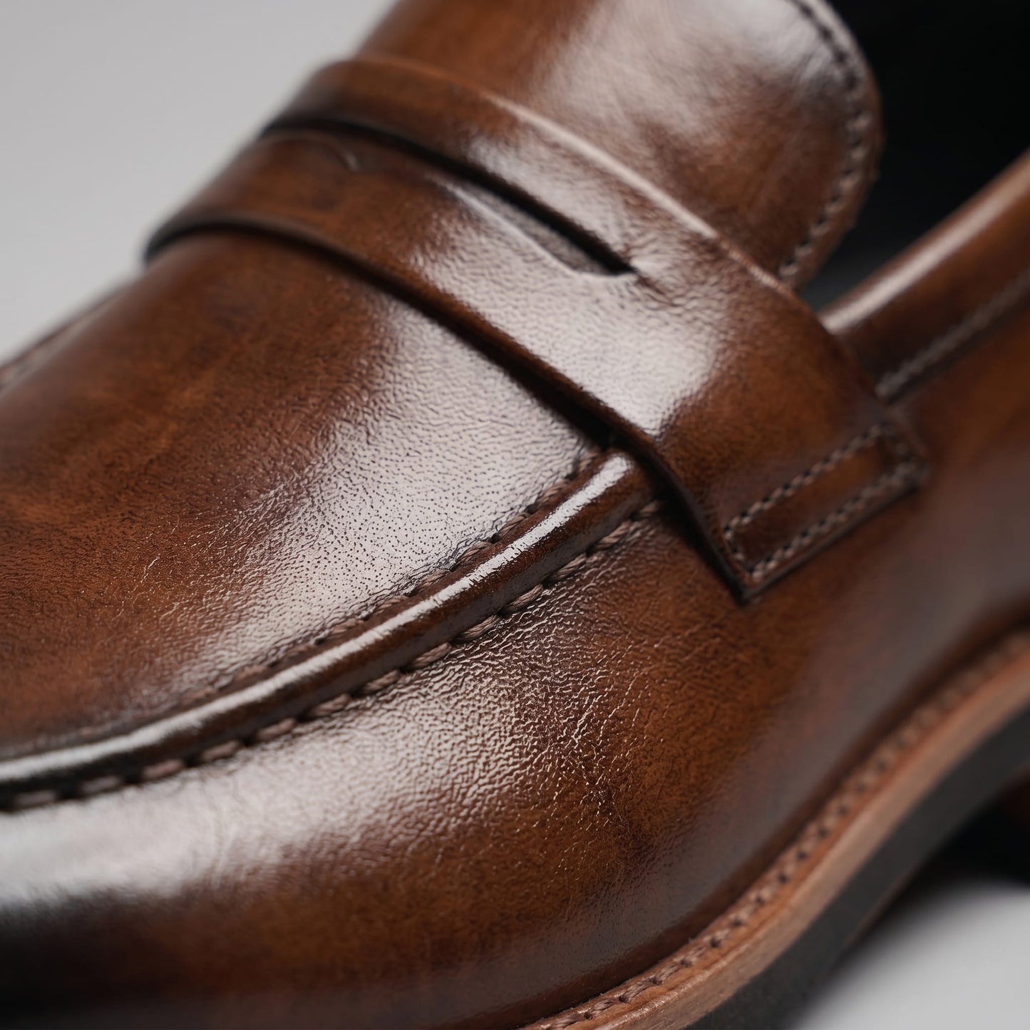 Manning Leather Penny Loafers_9