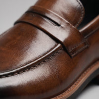 Manning Leather Penny Loafers