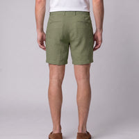 Dudley Pleated Linen Shorts