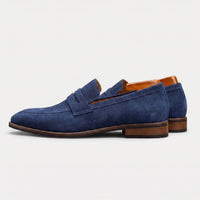 Marlowe Suede Penny Loafers