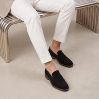 Marlowe Suede Penny Loafers
