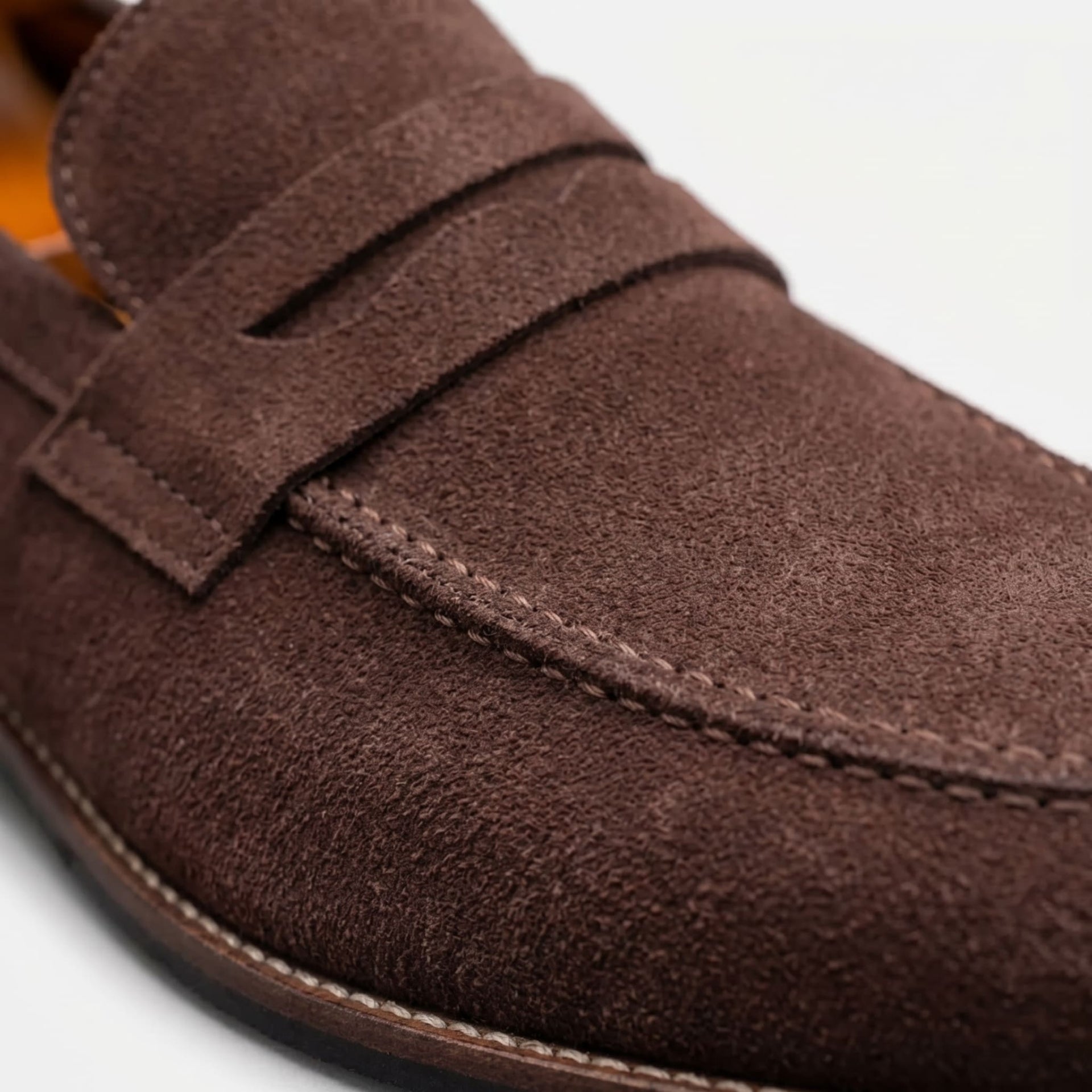 Marlowe Suede Penny Loafers