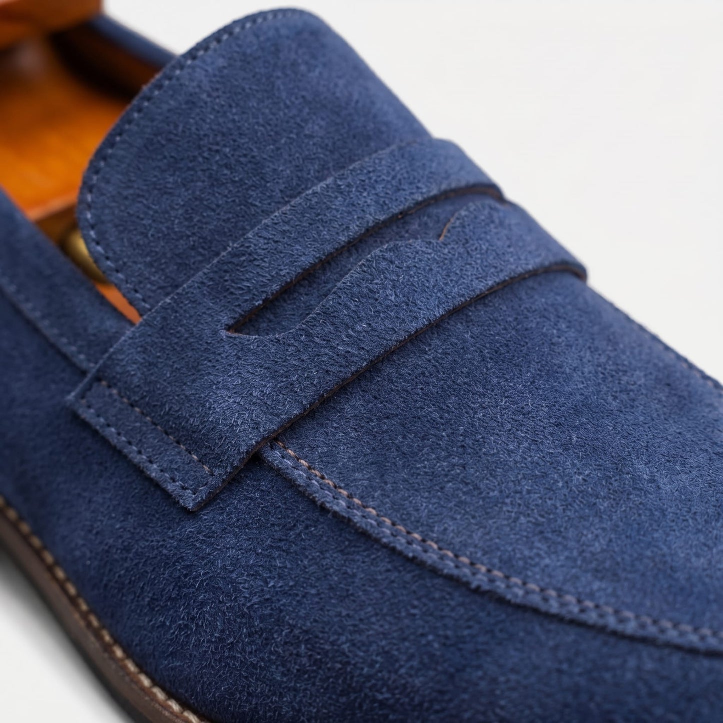 Marlowe Suede Penny Loafers_9