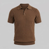 Rafferty Cotton Blend Ribbed Polo