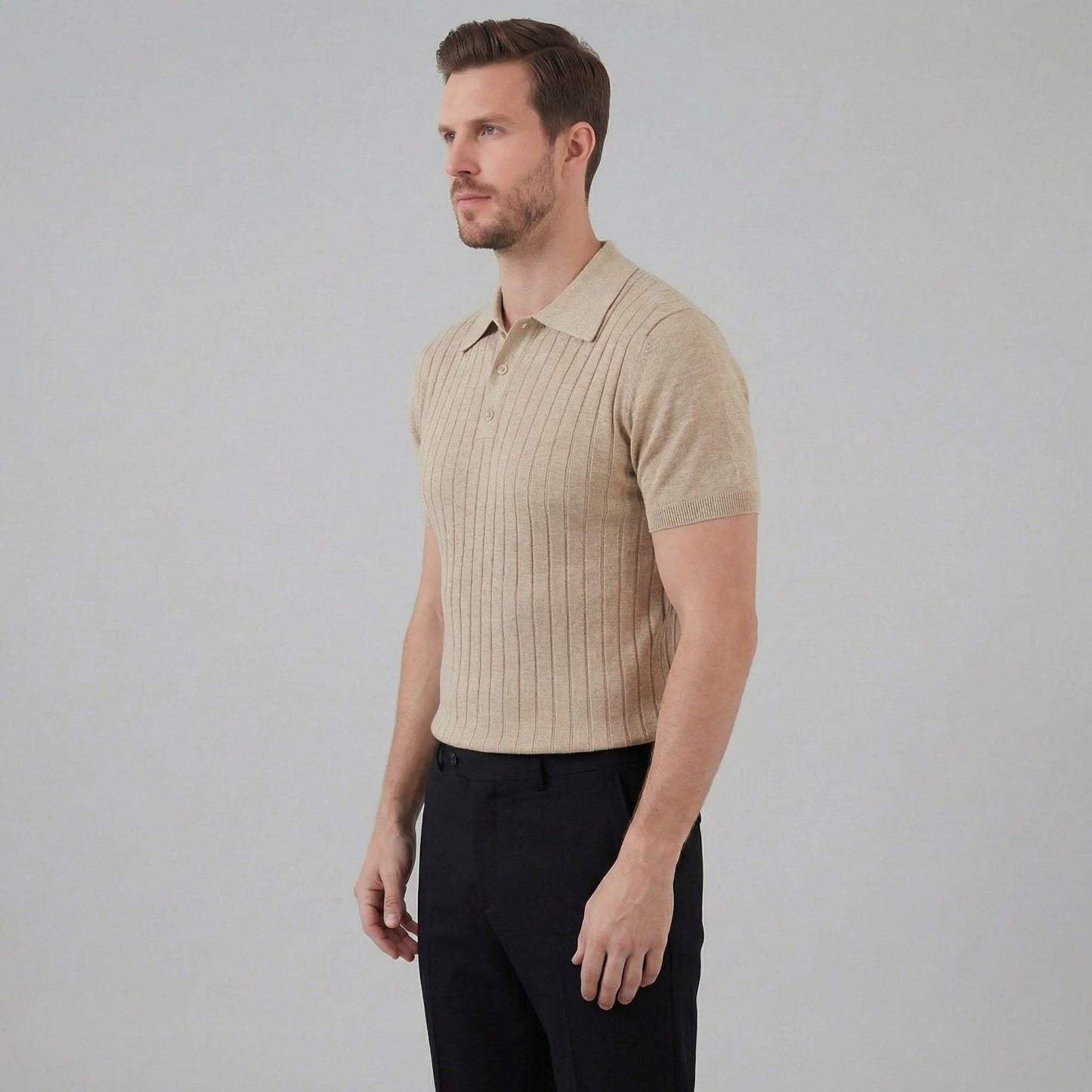 Rafferty Cotton Blend Ribbed Polo_2
